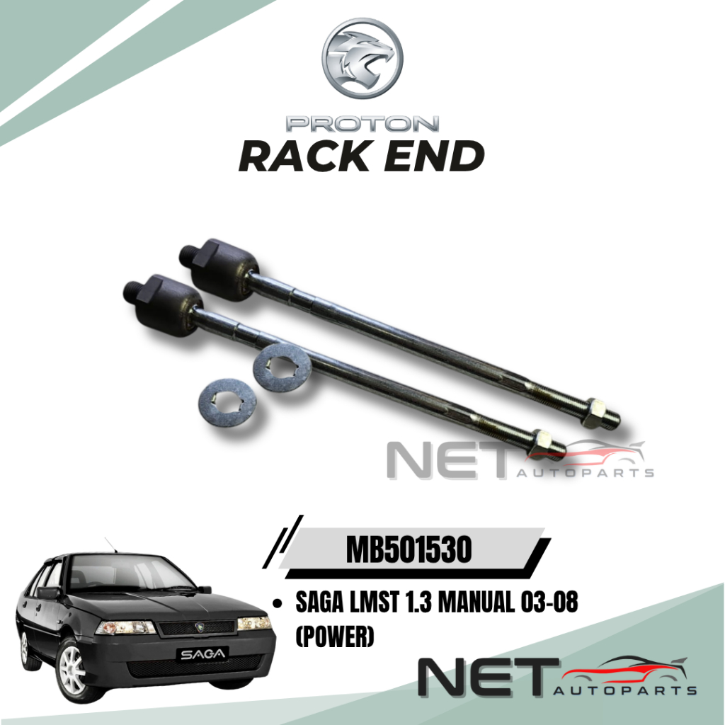 STEERING RACK END LH RH PROTON SAGA LMST 1.3 MANUAL 03-08 POWER ...