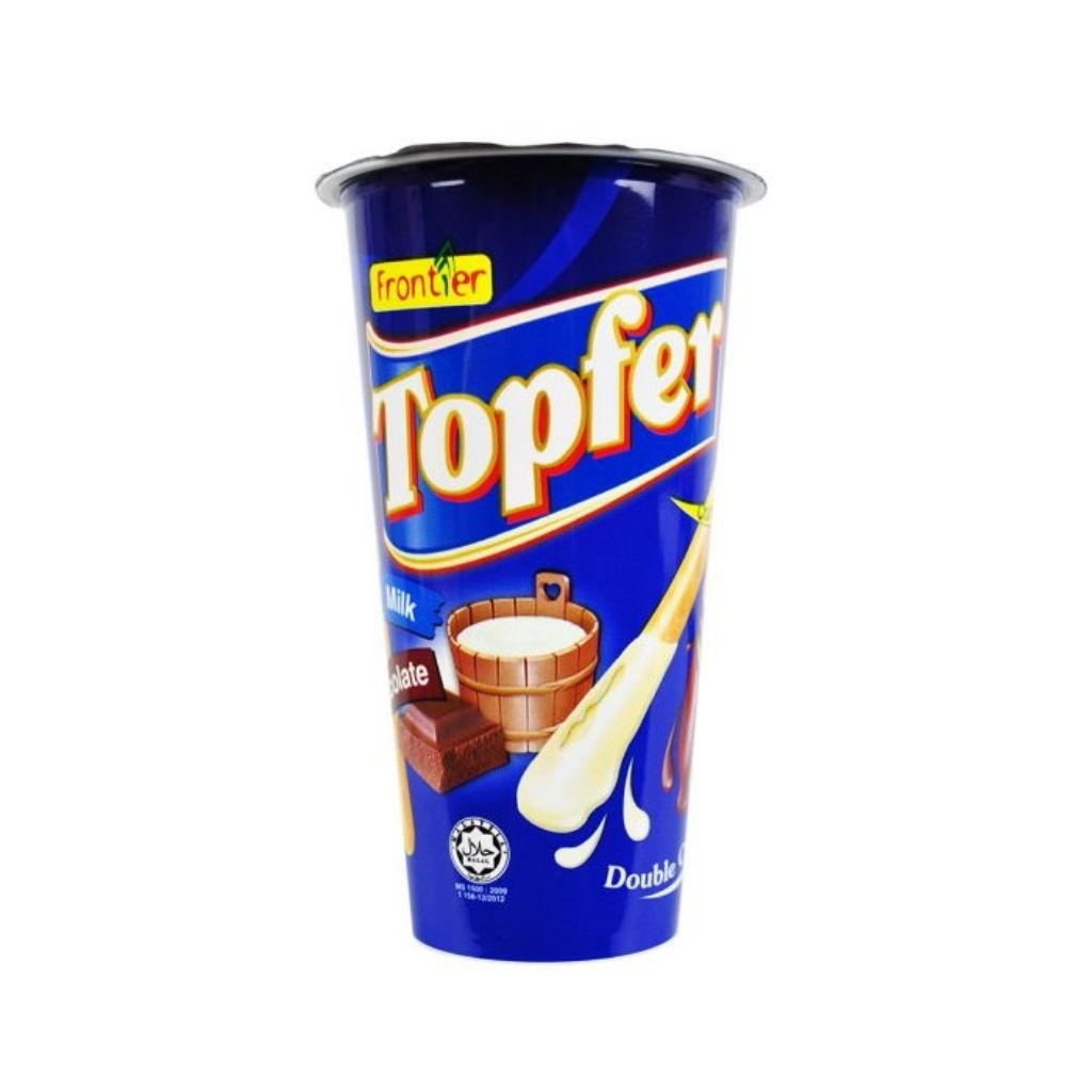 [HALAL] Frontier Topfer Chocolate + Milk Crunchy Sticks 40g (EXP 28 Apr ...