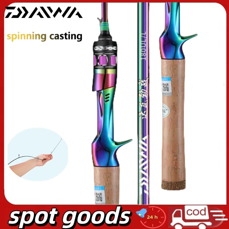 DAIWA Joran Pancing Portable Baitcasting Ultralight Carbon Lure Fishing ...