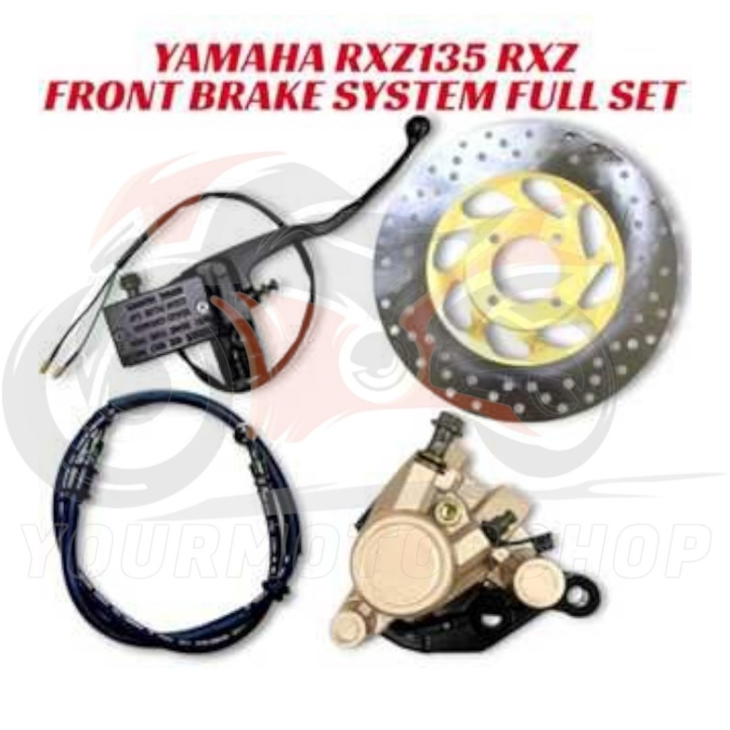 Yamaha RXZ135 RXZ 135 Front Disc Brake Pump Set Master Pump Caliper ...