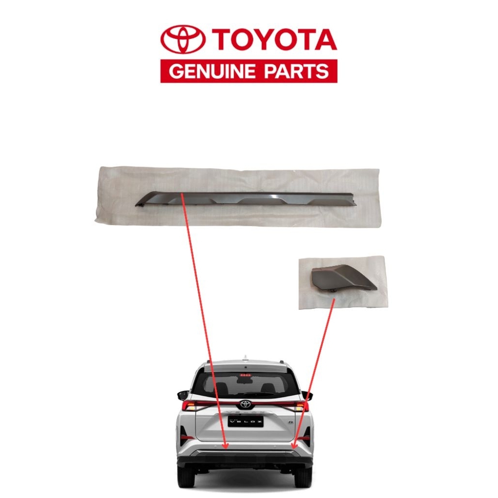 TOYOTA VELOZ REAR BUMPER CHROME MOUNTING | Shopee Malaysia