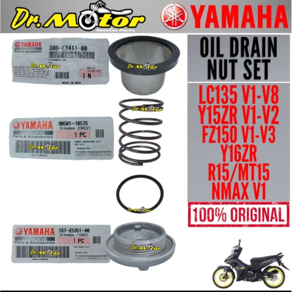 ORIGINAL NUT OIL RFS150 LC135 V1-V8 Y15ZR V1-V2 FZ150 V1-V3 Y16ZR R15 ...