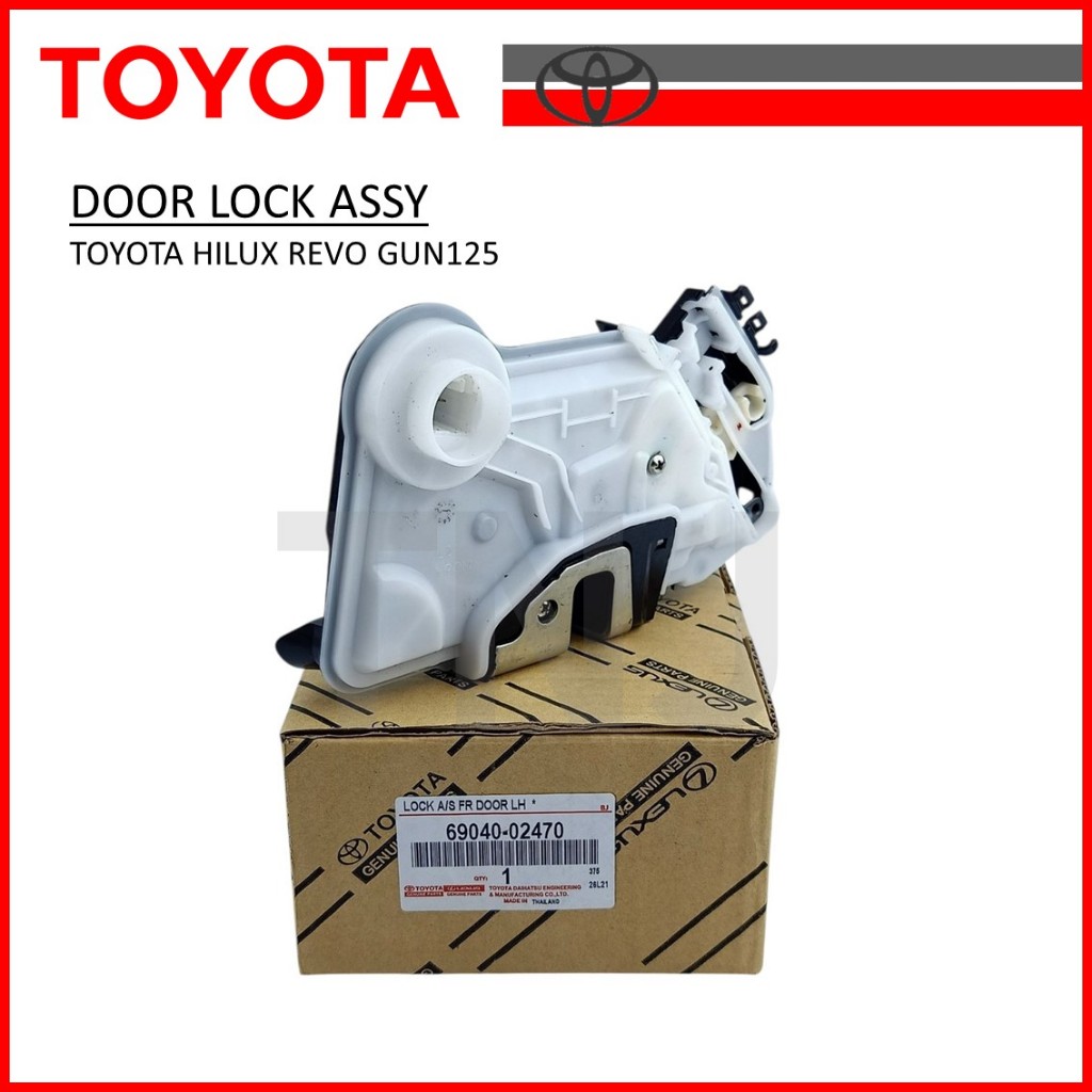 4 PIN DOOR LOCK ASSY FRONT LEFT SIDE TOYOTA HILUX REVO GUN125 ( 69040 ...