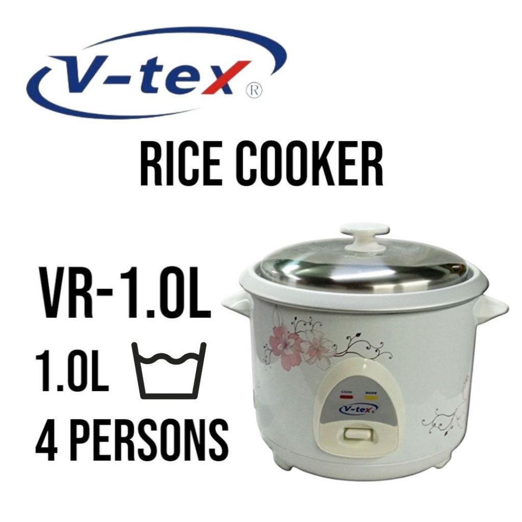V-TEX ELECTRIC RICE COOKER 1.0L VR-1.0L | Shopee Malaysia