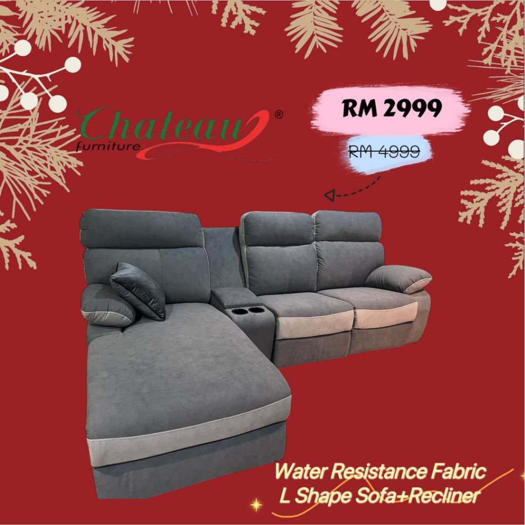 L shape Sofa / one seater recliner / Highback functionable Sofa ...