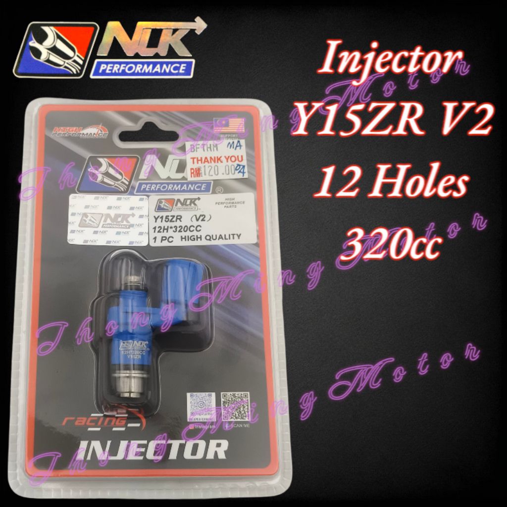 NLK Performance Fuel Injector 8/10/12 Holes (Y15ZR V2/Y16ZR/LCV8/NVX ...