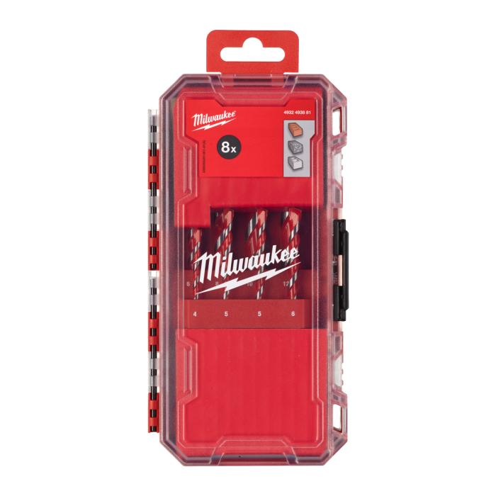 Milwaukee Percussion Drill Bit Set (8pcs) | Shopee Malaysia