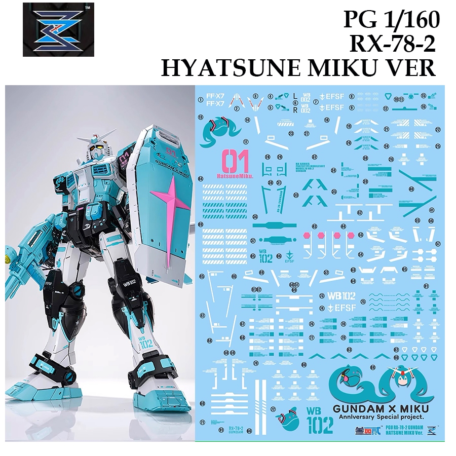 [OTT] PG78PZ PG 1/60 PGU RX 78 2 HYATSUNE MIKU VER GUNDAM PGU ...