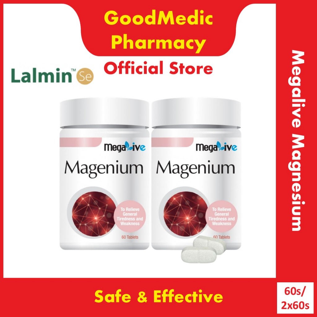 Megalive Magenium Magnesium Tablet (60s/2x60s) | Shopee Malaysia