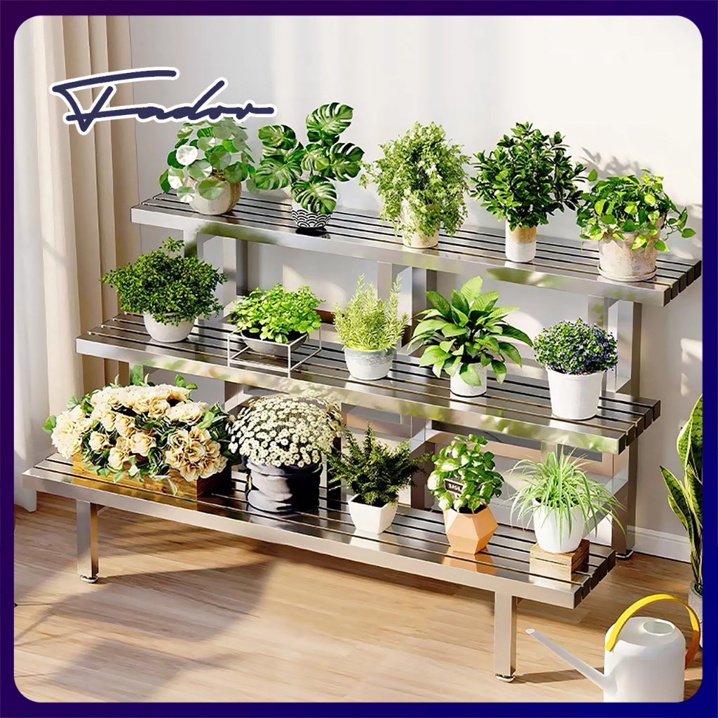 Fador Organizer Stainless Steel Rack Stainless Steel Stand Flower Stand ...