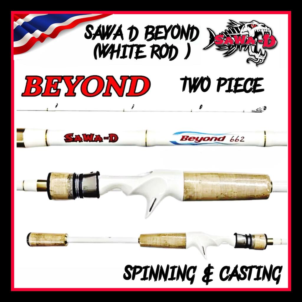 SAWA-D BEYOND SPINNING AND CASTING FISHING ROD TWO PIECE | Shopee Malaysia
