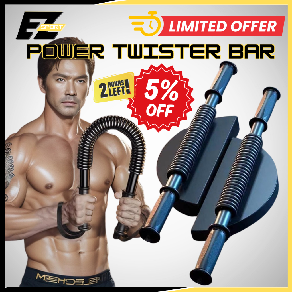 EZSport Twister Spring Bar - Spring Bar for Chest&Arm Training | Arm ...