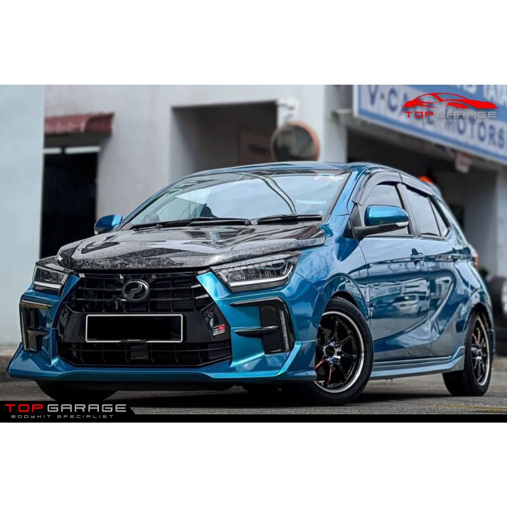 Axia 2023 GR Agya Bodykit Fullset Fibre Material With Paint ( Lip ...