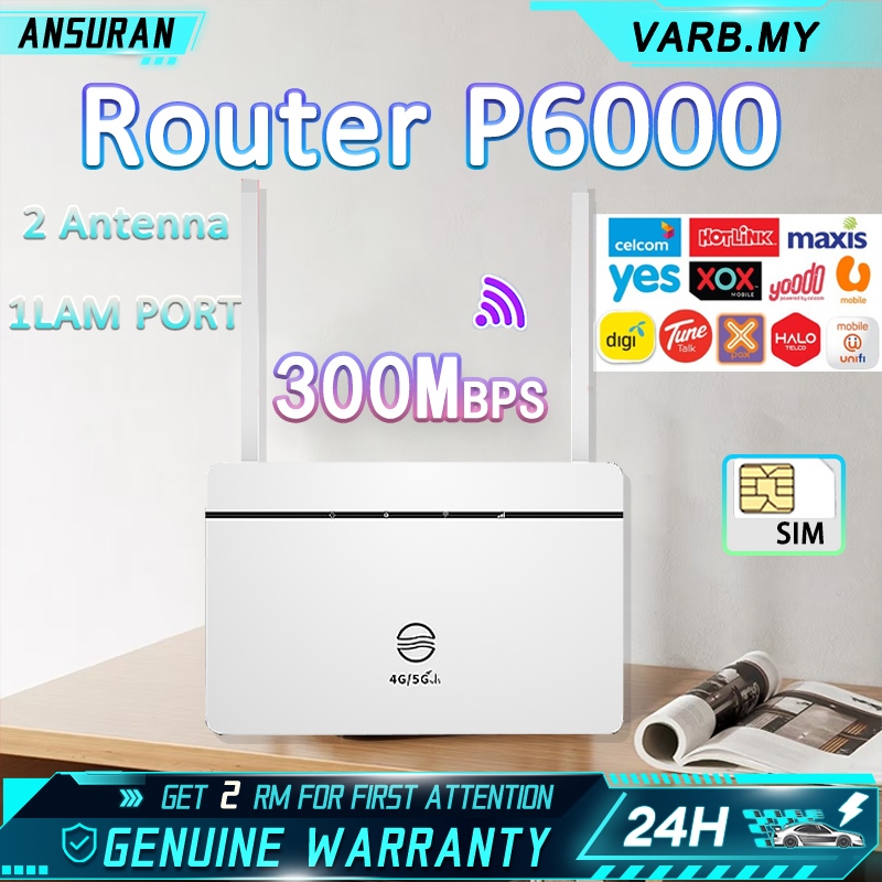 MODIFED WHITE ROUTER P6000 router 4G/5G universal router 300MBPS Home ...