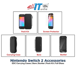 Nintendo Switch 2 Accessories - EDC Carrying Case | Bare | Bunker | Pack Kit | Screen Protector