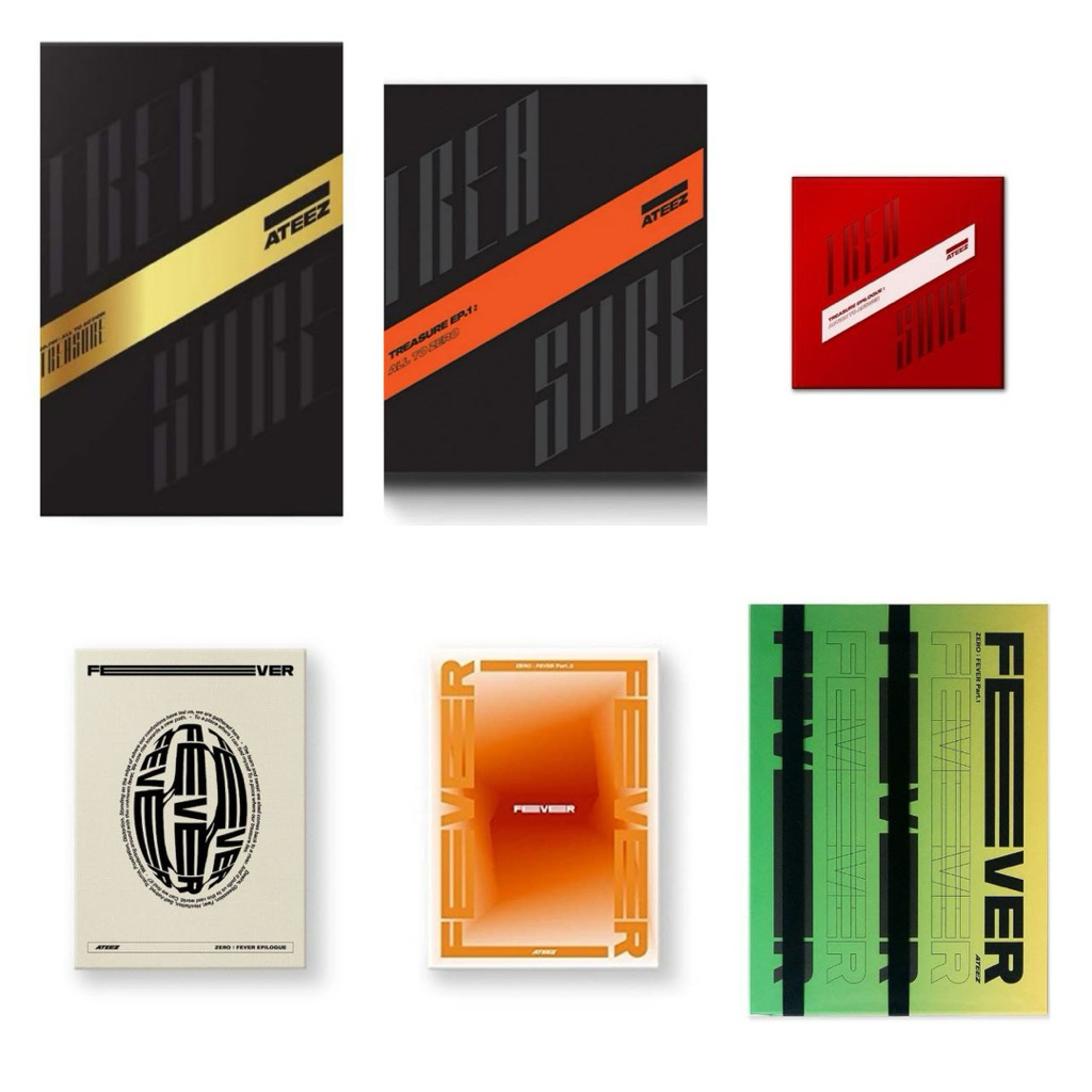 [UNSEALED] ATEEZ Album - TREASURE/FEVER Series+ Random Photocard ...