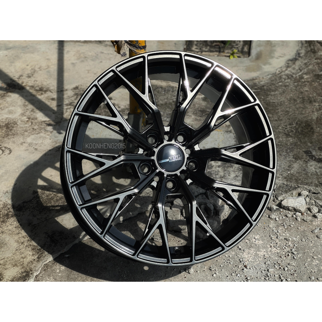 New Car Sport Rim FLOW FORMING 8.1KG BSL RACING WHEELS 17x7.5J 10x100 ...