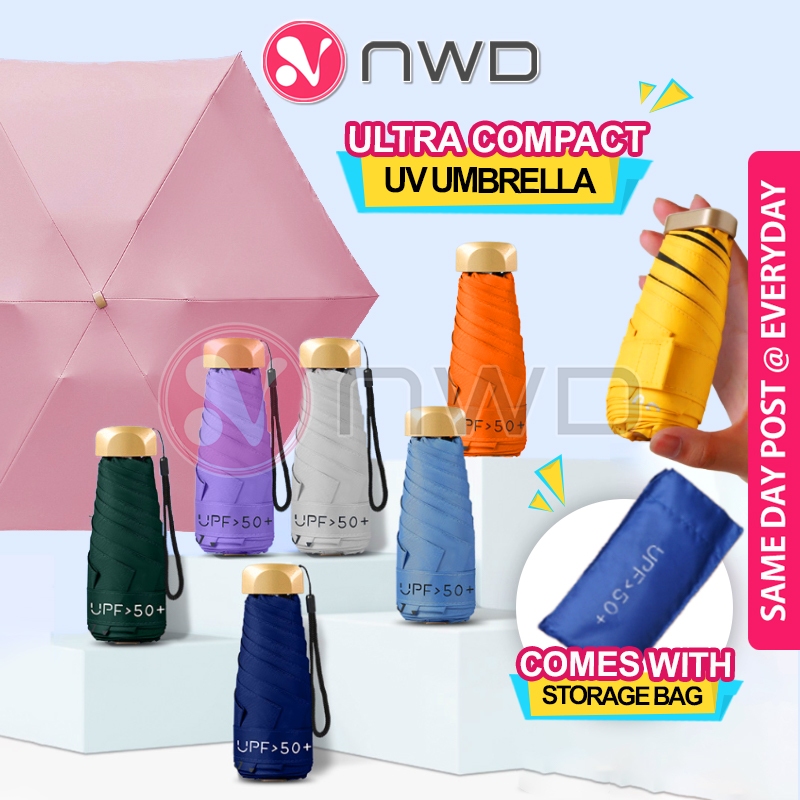 𝗨𝗣𝗙 𝟱𝟬+ 》UV Protection Mini Pocket Umbrella Portable