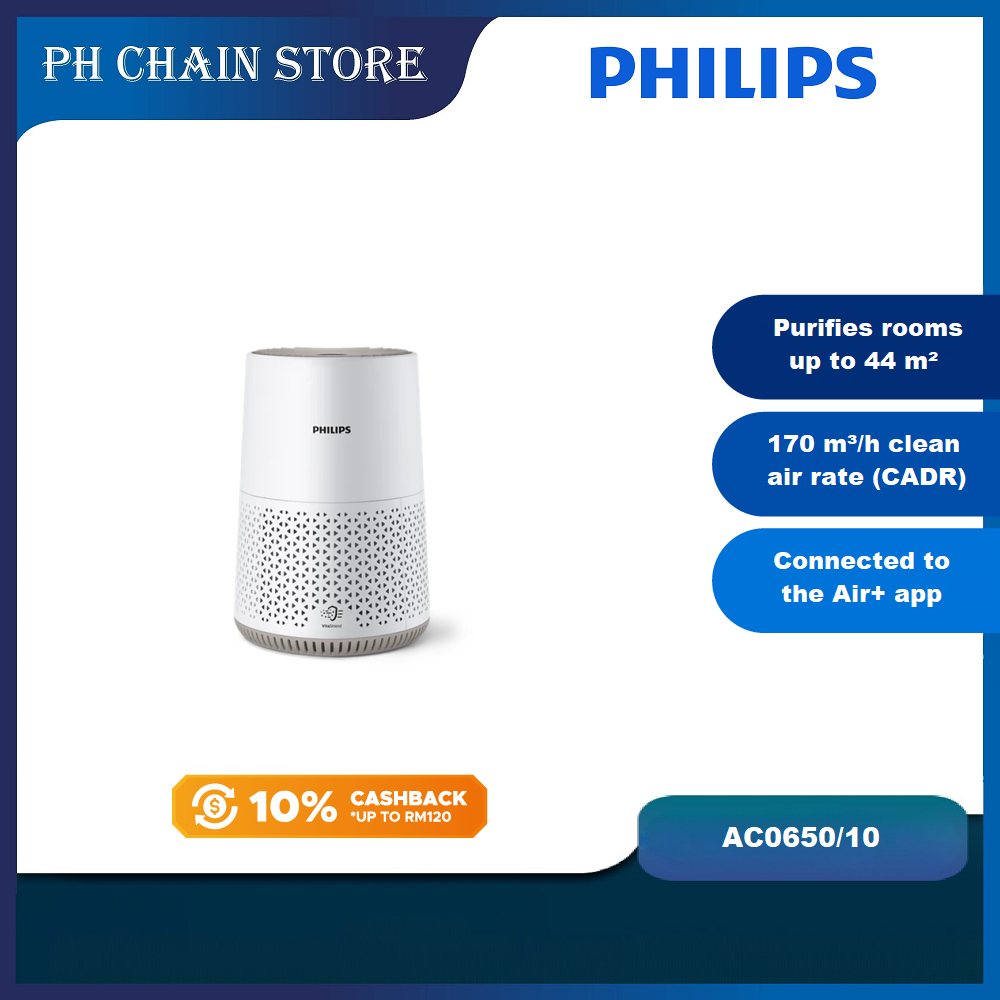 PHILIPS AC0650/10 600i SERIES COMPACT AIR PURIFIER 44 m² | Shopee Malaysia