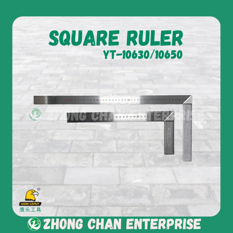 Hark Caput Steel Carpenter Square / Steel Angle Ruler | Shopee Malaysia