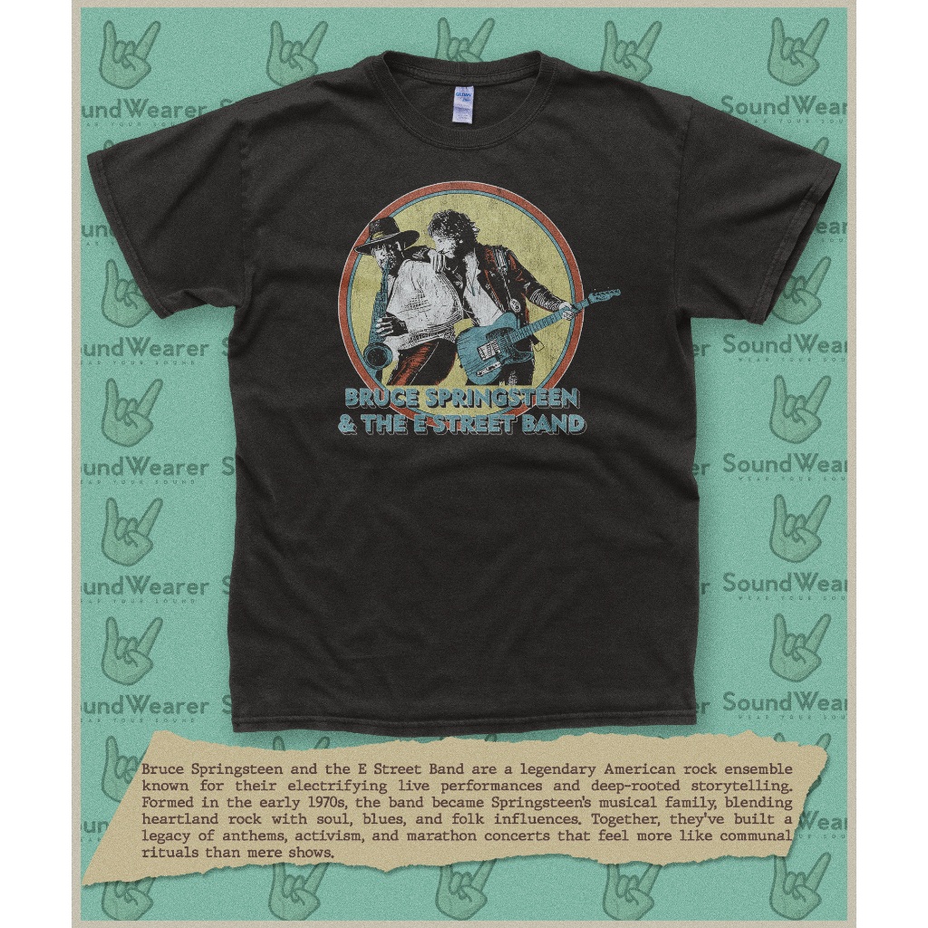 Bruce Springsteen And The E Street Band Tshirt | Shopee Malaysia