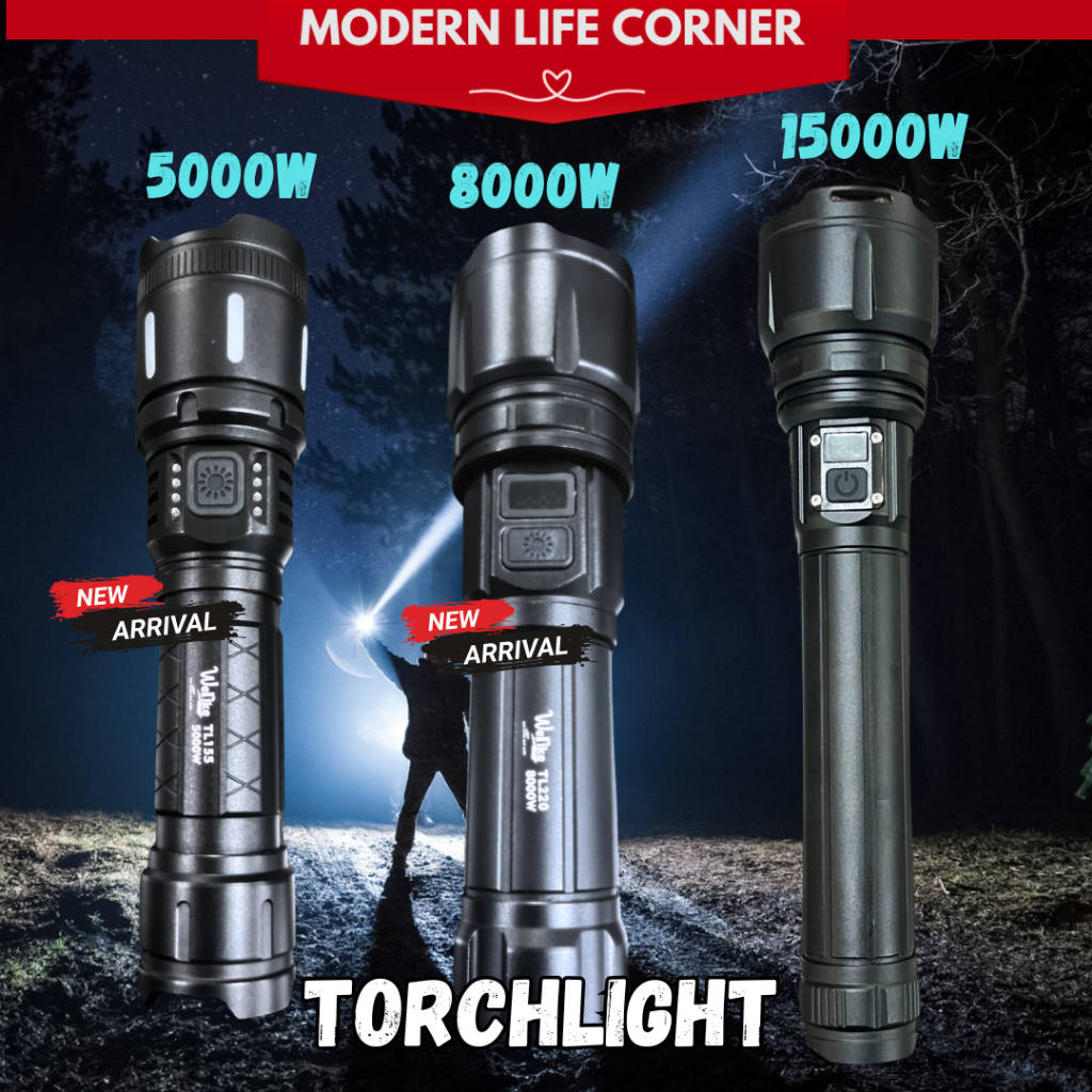 Lampu Suluh/Torch Light/TL-100/220/155/15000W-5000W/Super Brightness ...
