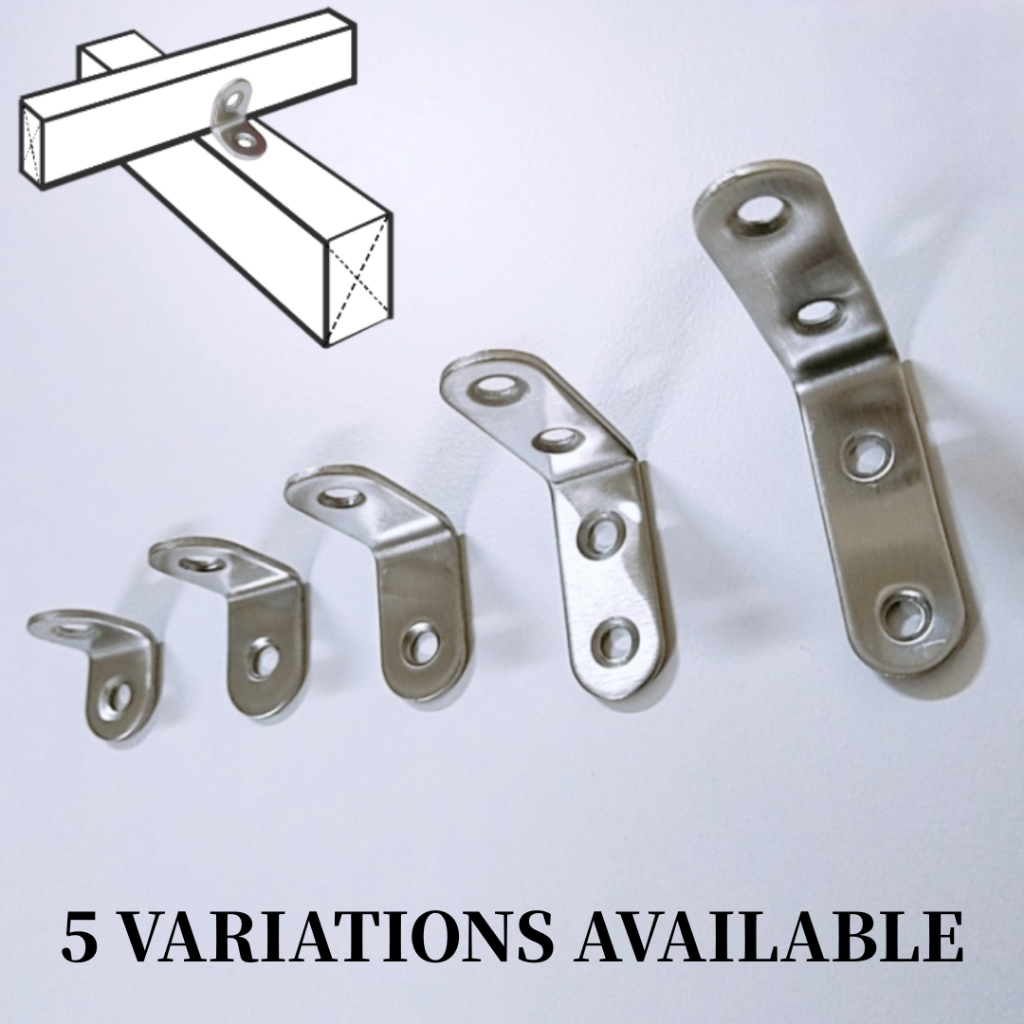 Sesiku L Pendakap L Bracket Angle Bracket Sesiku L Rak Rack L Angle ...