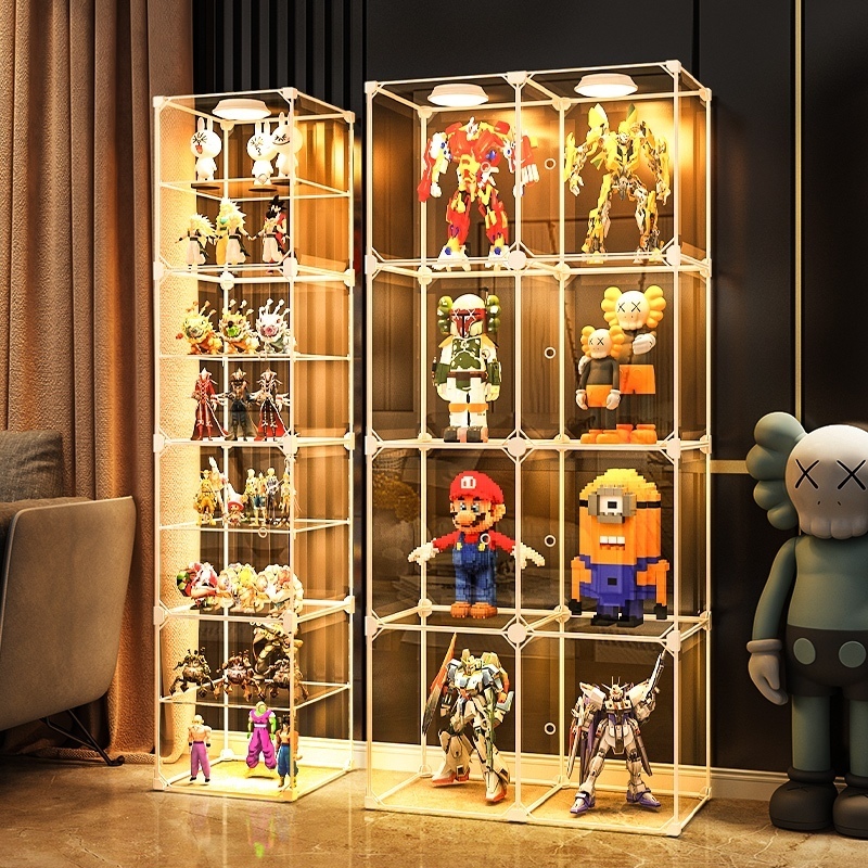 X-Mart Display Cabinet Transparent Dust Proof Show case Home Storage ...