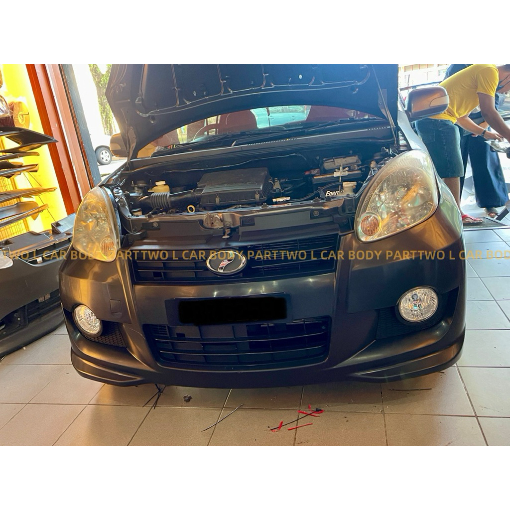 myvi se2 2008 convert set bumper pp skirt abs spoiler abs fog lamp dan ...