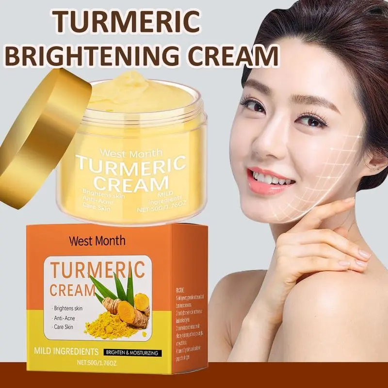 Turmeric Face Cream | Brighten & Moisturize Skin | Acne Relief & Repair ...