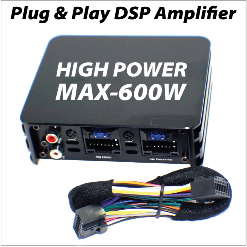 HIGH POWER DSP Plug & Play Android player Amplifier Subwoofer Android ...