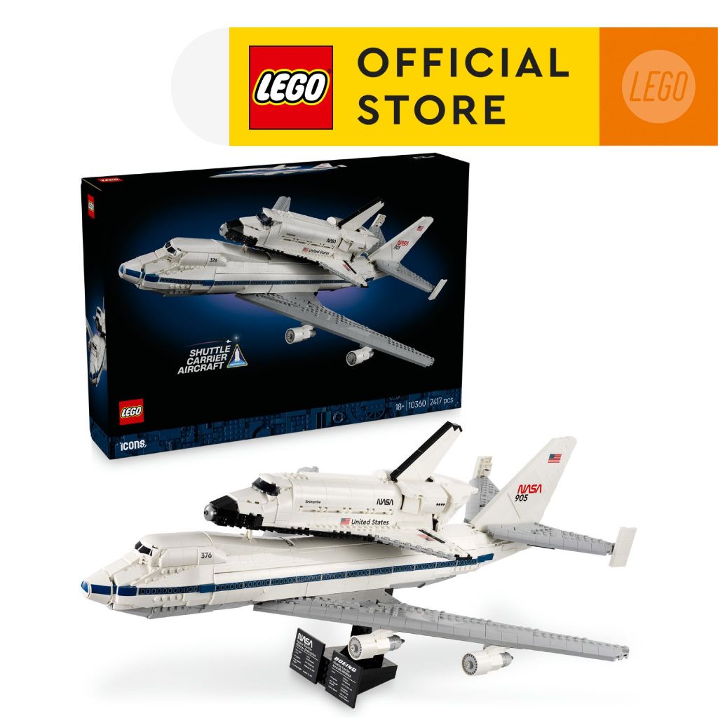 LEGO Icons 10360 Shuttle Carrier Aircraft (2417 Pieces) Shopee