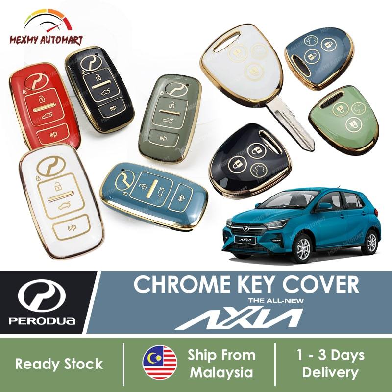 Perodua NEW AXIA Car Key Cover 2025 2024 2023 G X SE AV Accessories ...