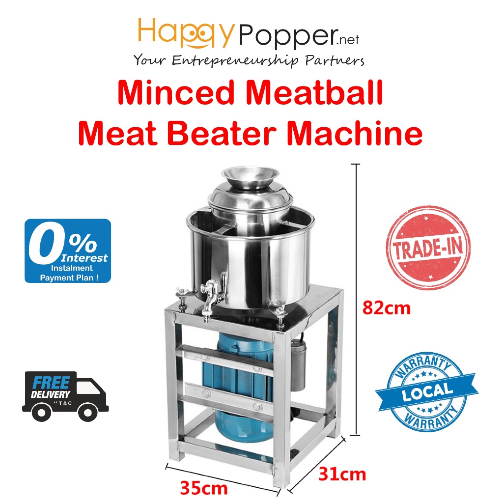 Happypopper Commercial Electric mince meat Minced Fish Meat Ball ...