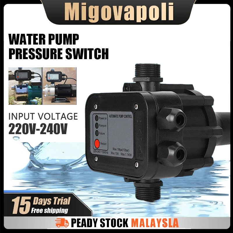 5-year warranty👍 Automatic water pump pressure controller Switch Water ...
