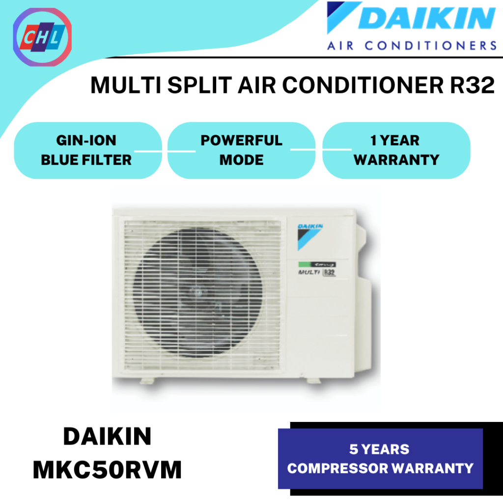 DAIKIN R32 INVERTER MULTI-SPLIT AIRCOND SET (MKC50RVM / MKC70RVM ...