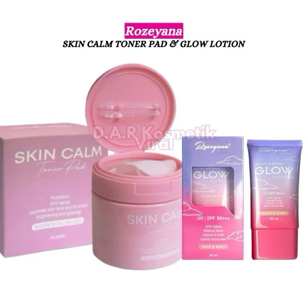 ROZYANA ROZEYANA SKIN CALM TONER PAD | SUNSCREEN SPF50++ Glow BODY ...