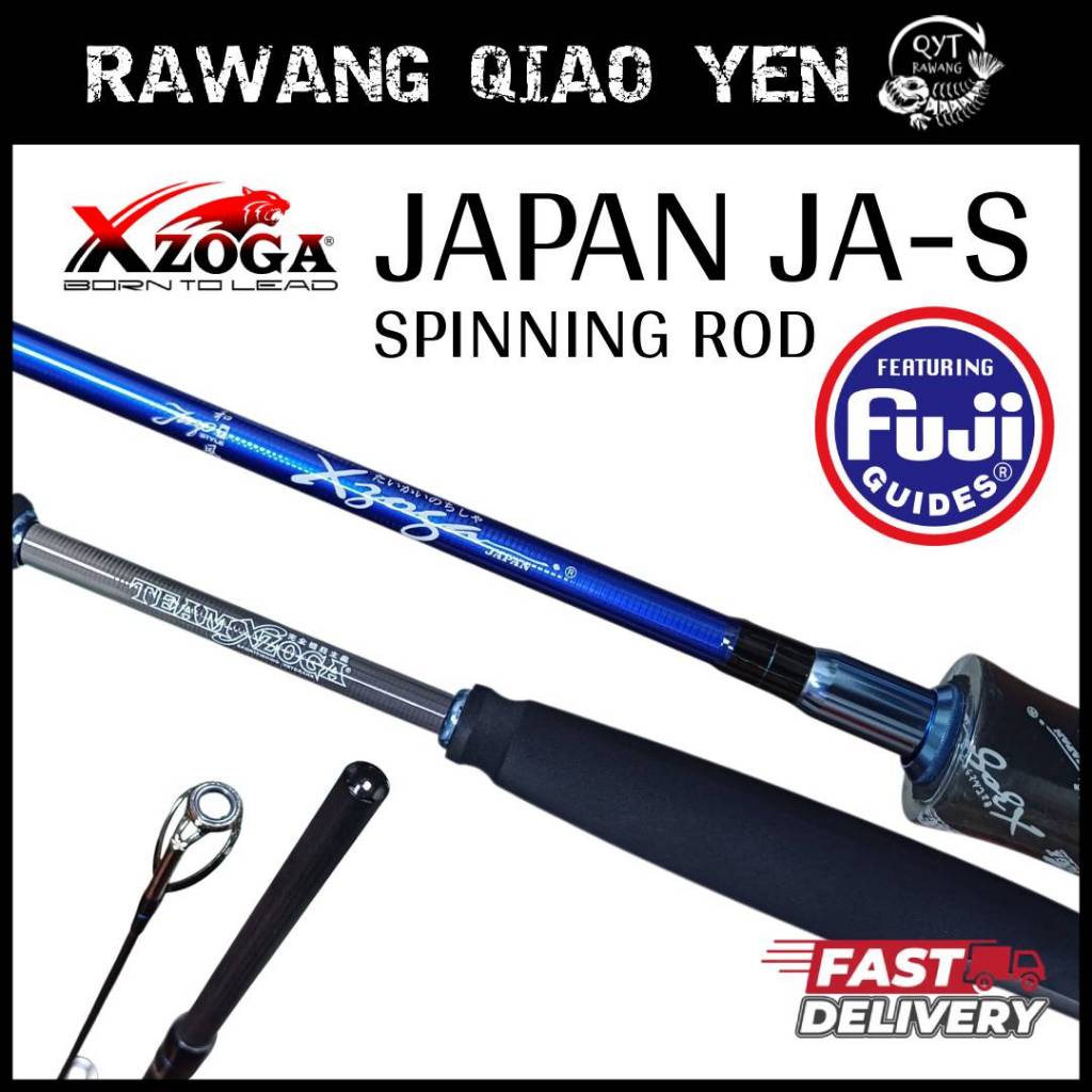 XZOGA JAPAN JA-S SPINNING ROD FUJI GUIDE AJ | Shopee Malaysia