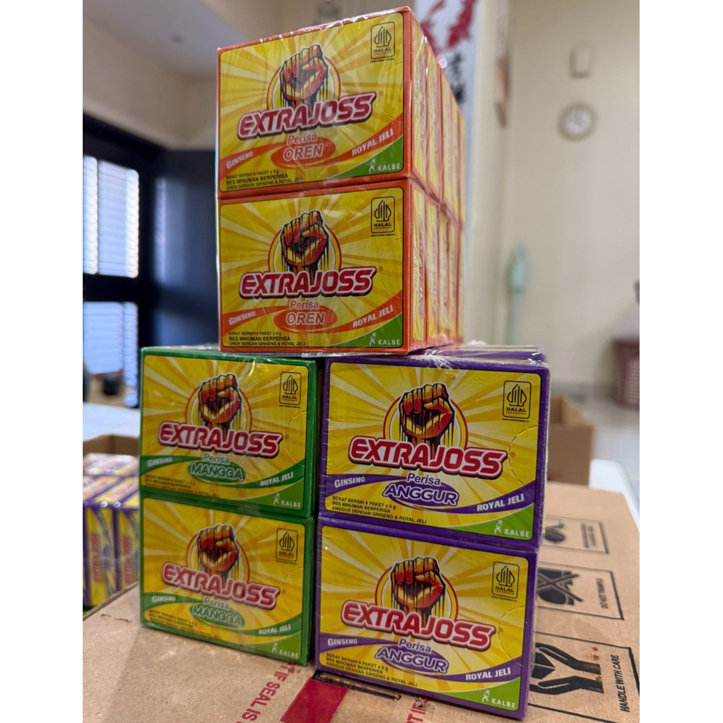 EXTRA JOSS ANGGUR/ MANGGA/ OREN 1 PEK= 10 BOX x 6 | Shopee Malaysia