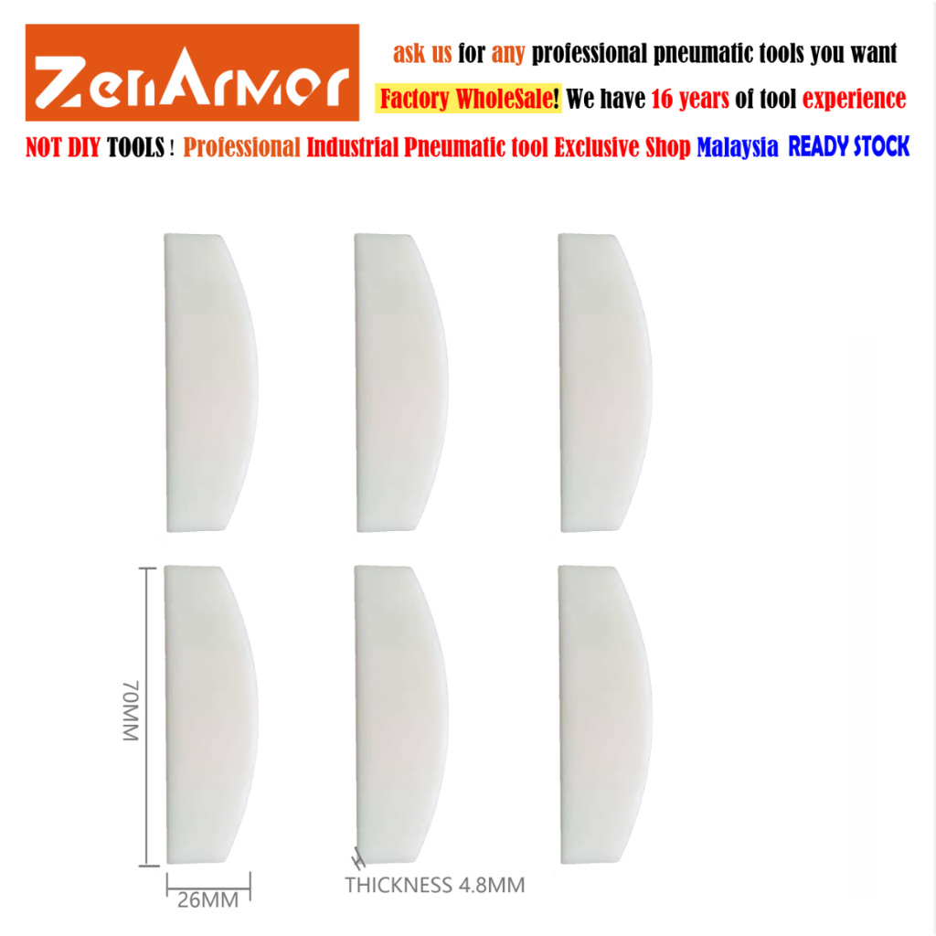 Zenarmor 6PCS Spare-Part For 1” air impact wrench REPAIR part Rotor fan ...