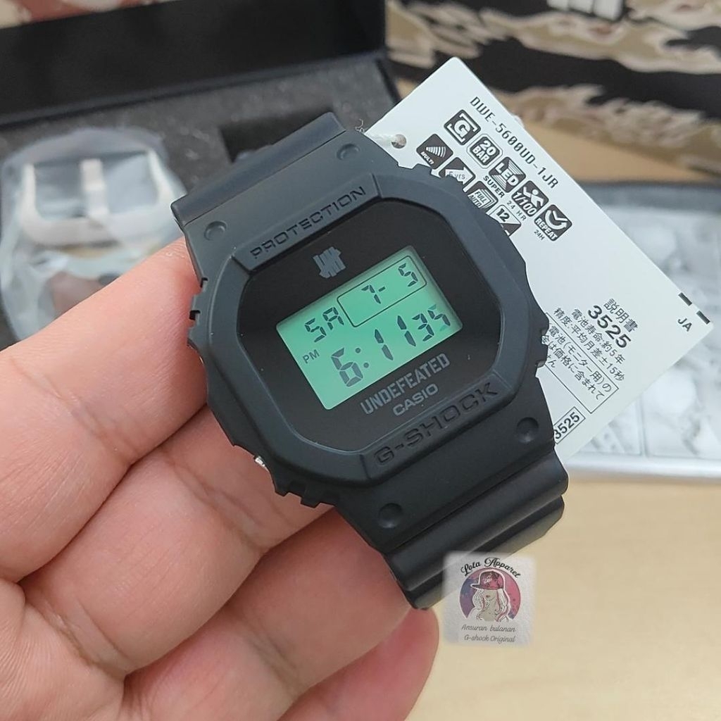 100% ORIGINAL CASIO G-SHOCK DW-5600UD-1JR | UNDEFEATED | MADE IN JAPAN ...
