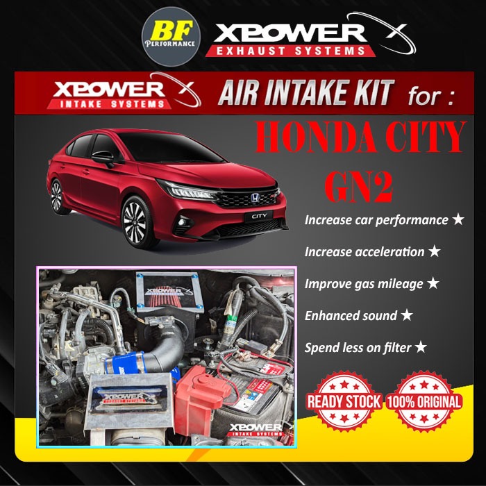 Xpower Air Intake System Honda City GN 2020 With Open Pod Filter Tambah ...