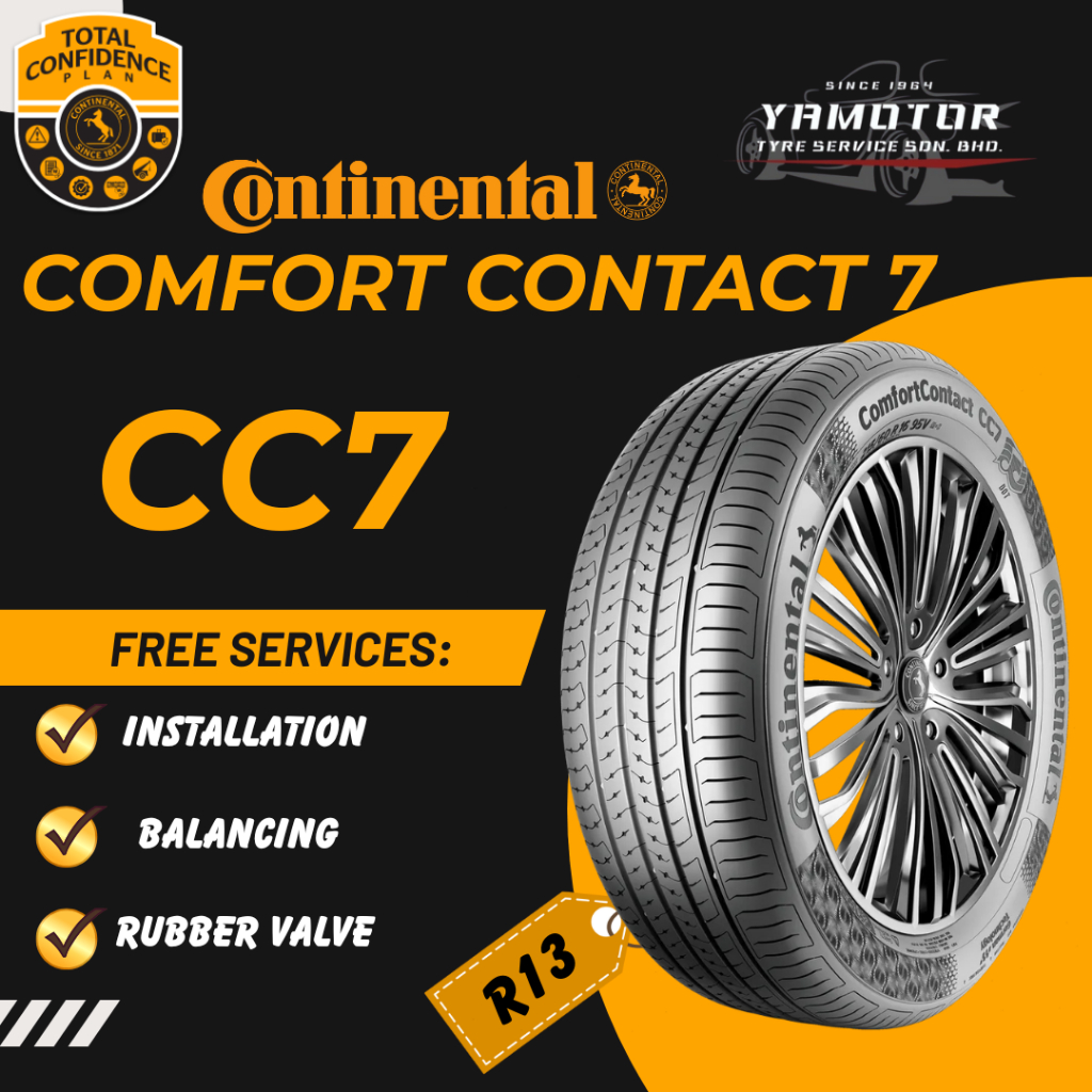 [FREE INSTALLATION] 175/70 R13 Tayar Continental ComfortContact CC7 R13 ...