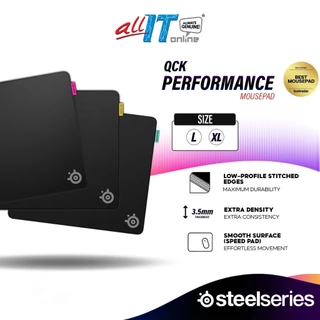 SteelSeries QcK Performance E-sports Gaming Mousepad with Low-Profile Stitched Edges - Speed / Balance / Control