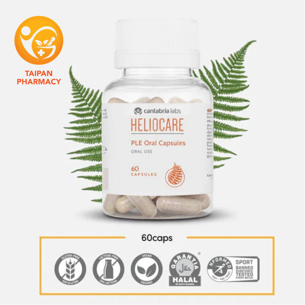 GENUINE NEW Heliocare PLE Oral Cap 60s – Internal Sun Protection ...