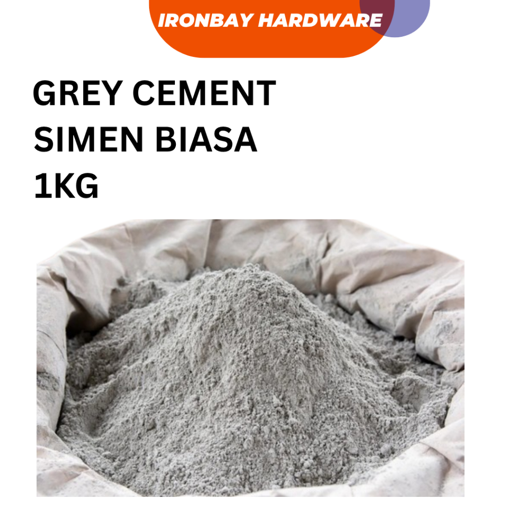 Cement 1KG Ready Mix Concrete Wall Floor Cement Simen Gumpal Tampal ...