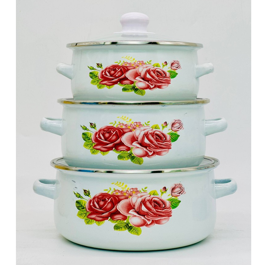 16CM/18CM/20CM ENAMEL MINI COOKWARE SET | Shopee Malaysia