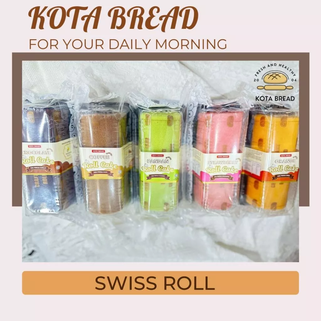 [KotaBread] Muar Swiss Roll 250g+- [Halal] 麻坡 瑞士卷 250克
