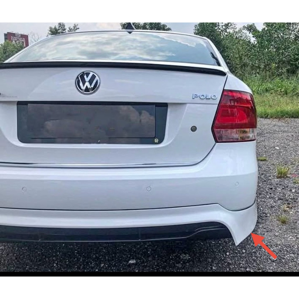 Volkswagen ( Polo Sedan / Vento ) Reiger Rear SKIRT PU Body Kit NO ...