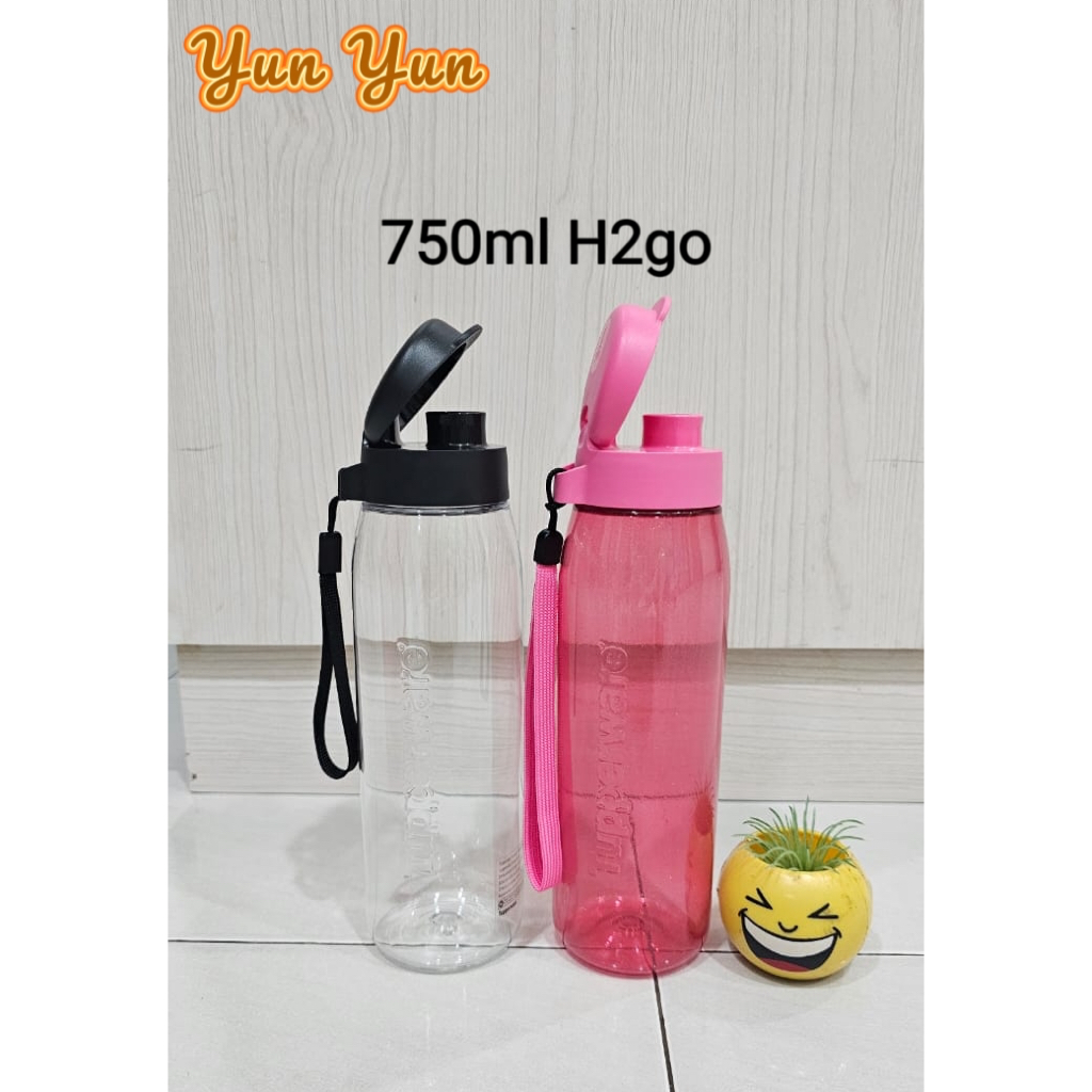 Tupperware H2Go Tumbler with Strap (1) 750ml - Pink / Clear White ...